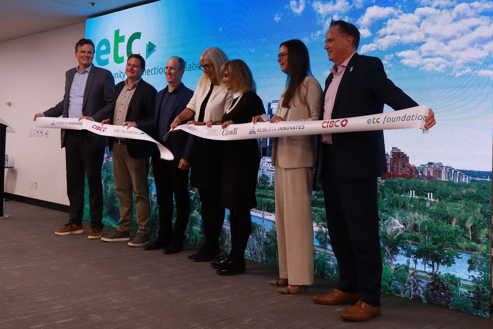 ETC ribbon cutting